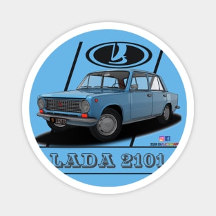 Lada 2101 1970 Blue Magnet